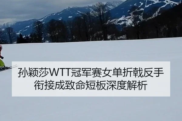 孙颖莎WTT冠军赛女单折戟反手衔接成致命短板深度解析